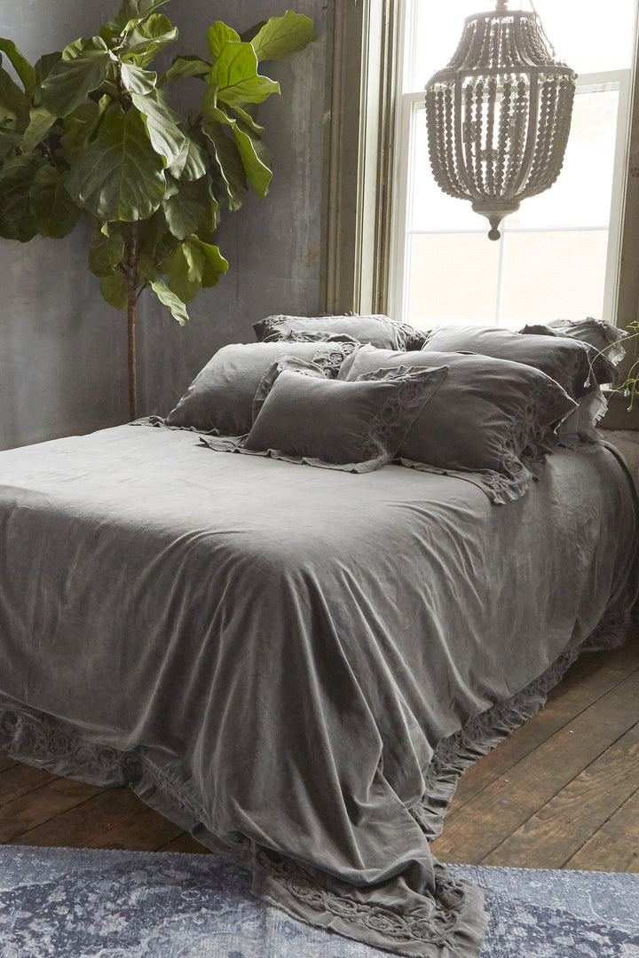 Patina Vie Adelaide Cotton Velvet Bedding